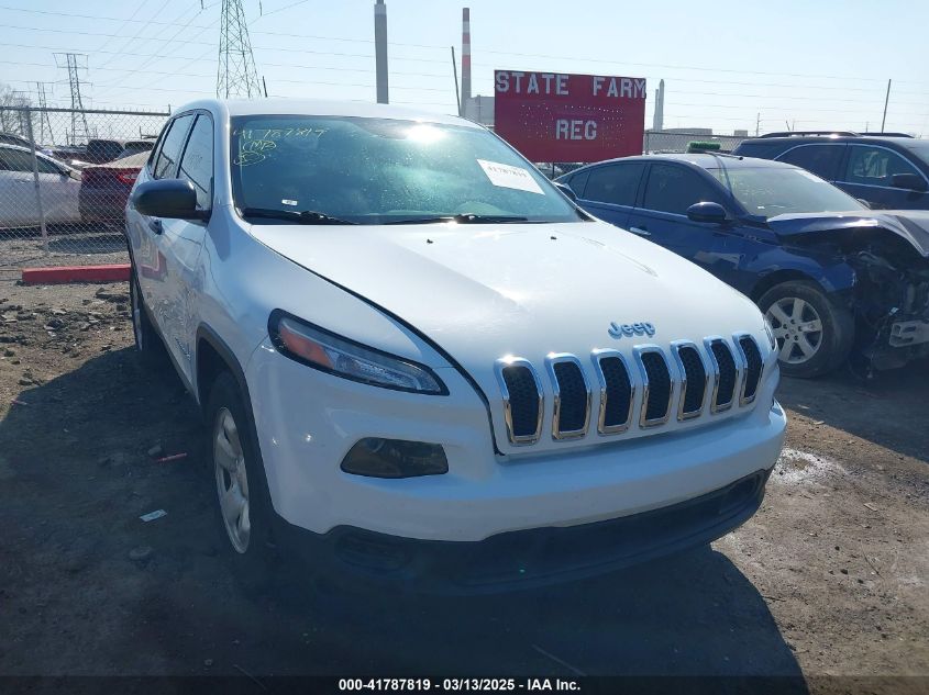 2015 Jeep Cherokee Sport VIN: 1C4PJLAB8FW531241 Lot: 41787819