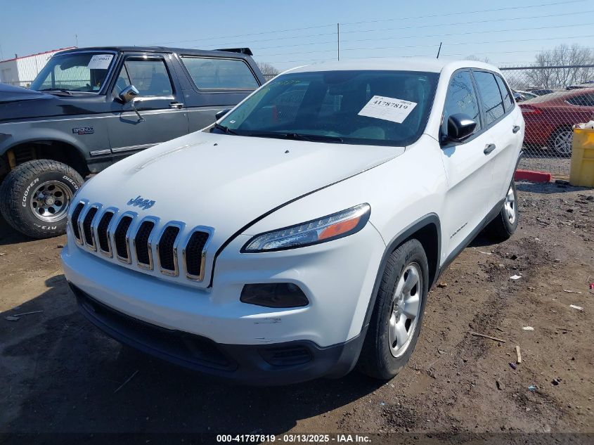 2015 Jeep Cherokee Sport VIN: 1C4PJLAB8FW531241 Lot: 41787819