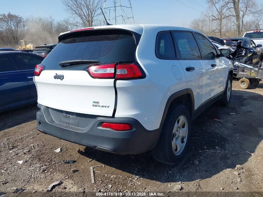 2015 Jeep Cherokee Sport VIN: 1C4PJLAB8FW531241 Lot: 41787819