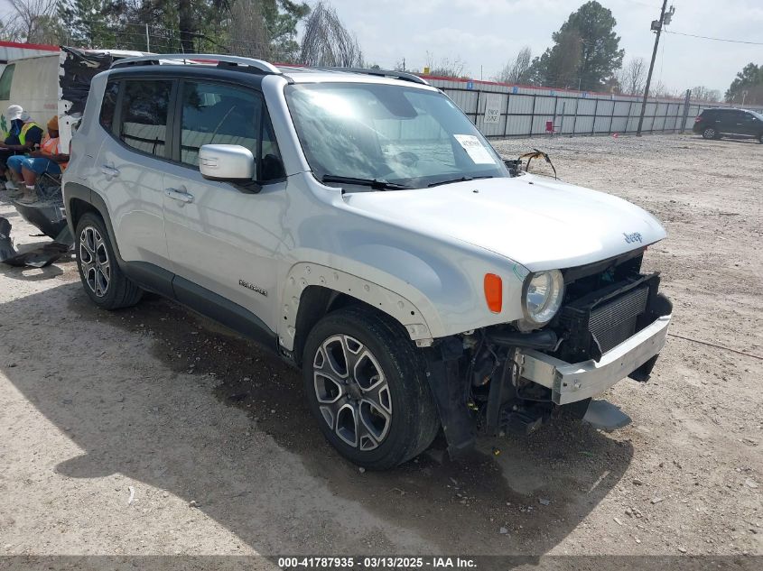 2016 Jeep Renegade Limited VIN: ZACCJADT1GPC66510 Lot: 41787935