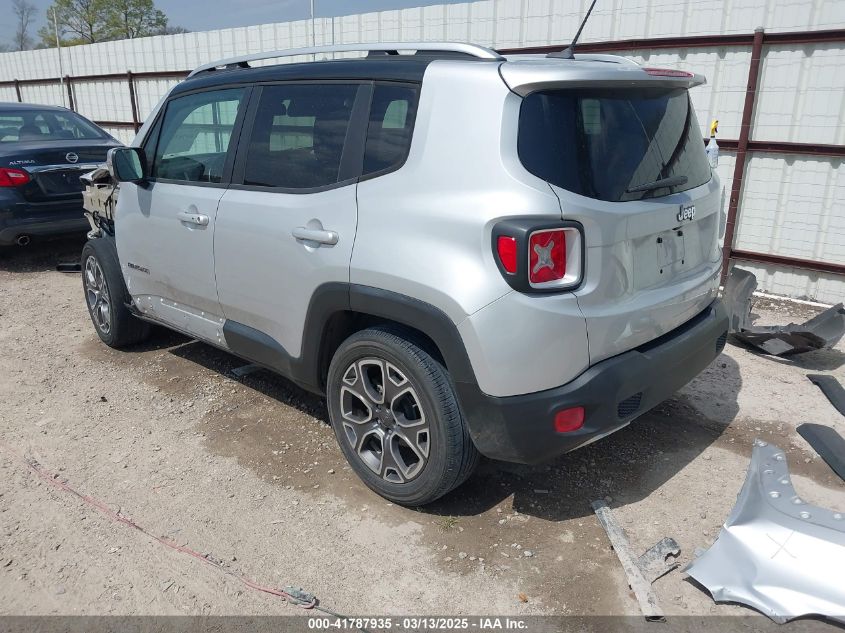 2016 Jeep Renegade Limited VIN: ZACCJADT1GPC66510 Lot: 41787935