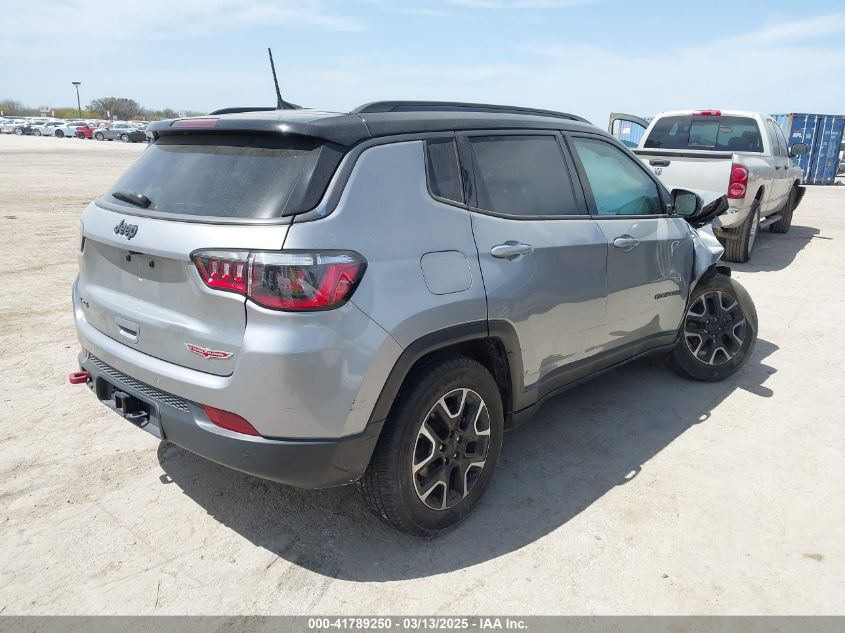 2021 Jeep Compass Trailhawk 4X4 VIN: 3C4NJDDB9MT527131 Lot: 41789250