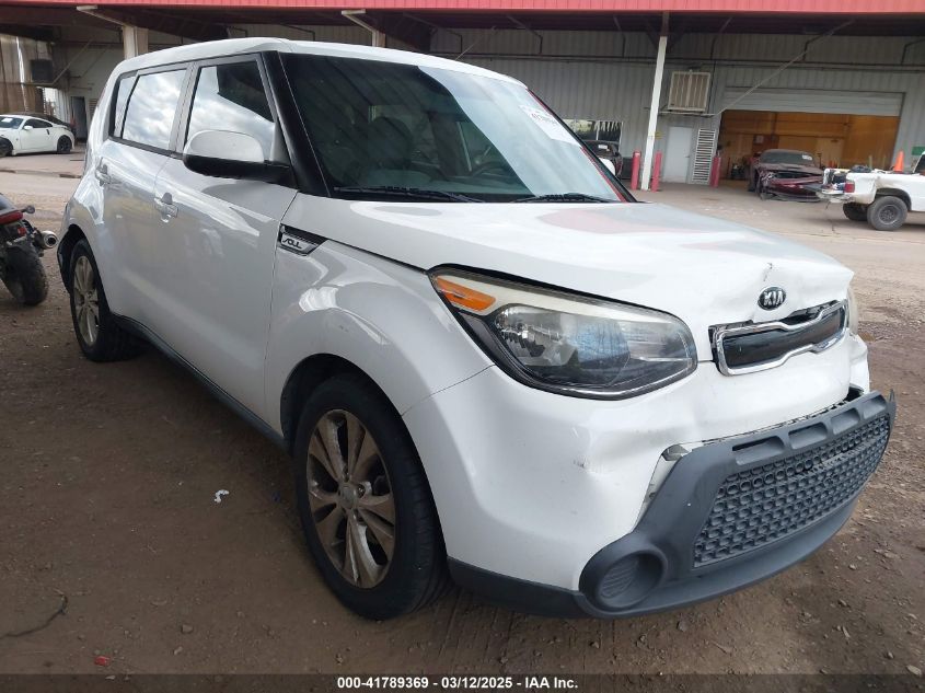 2015 Kia Soul + VIN: KNDJP3A55F7796370 Lot: 41789369