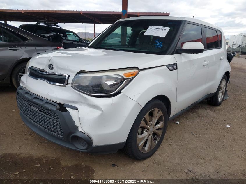 2015 Kia Soul + VIN: KNDJP3A55F7796370 Lot: 41789369