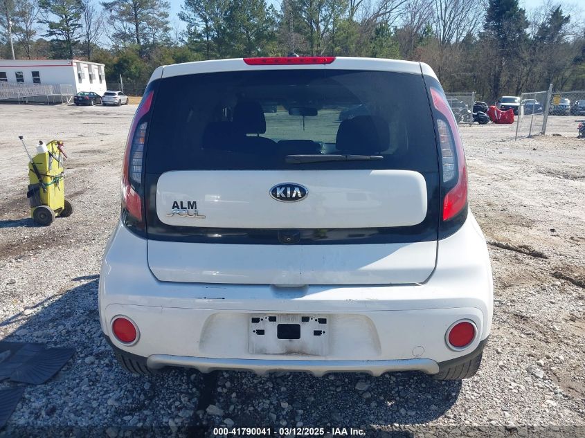 2018 Kia Soul + VIN: KNDJP3A53J7560986 Lot: 41790041