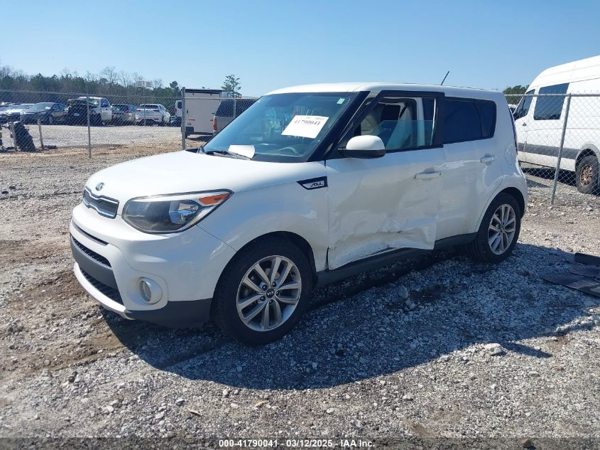 2018 Kia Soul + VIN: KNDJP3A53J7560986 Lot: 41790041