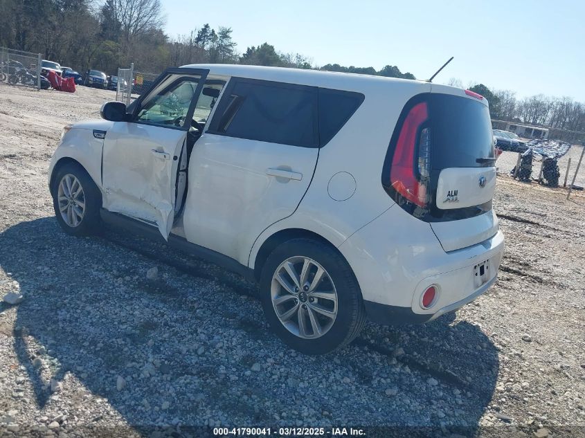 2018 Kia Soul + VIN: KNDJP3A53J7560986 Lot: 41790041