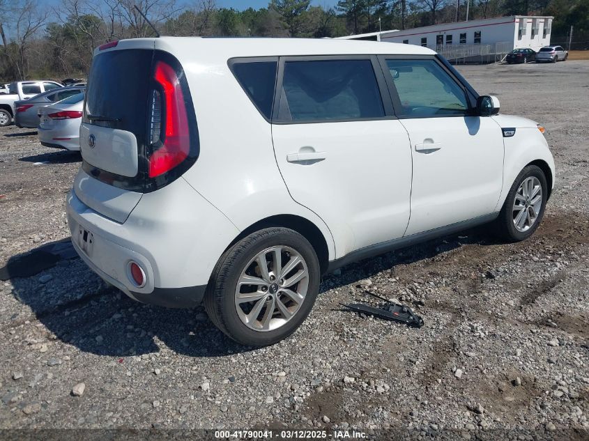 2018 Kia Soul + VIN: KNDJP3A53J7560986 Lot: 41790041