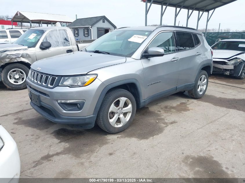 2018 Jeep Compass Latitude 4X4 VIN: 3C4NJDBB9JT436925 Lot: 41790199