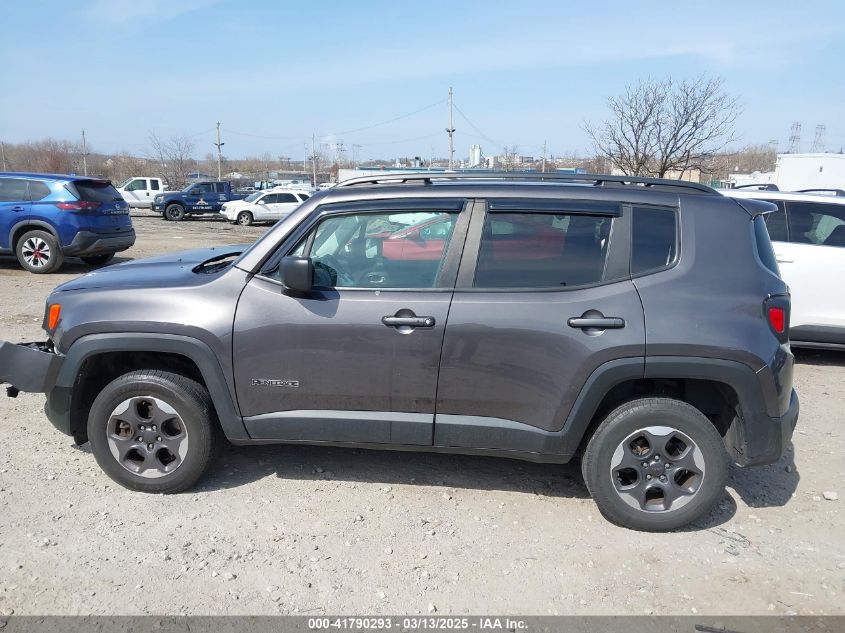 2018 Jeep Renegade Sport 4X4 VIN: ZACCJBAB5JPH31461 Lot: 41790293