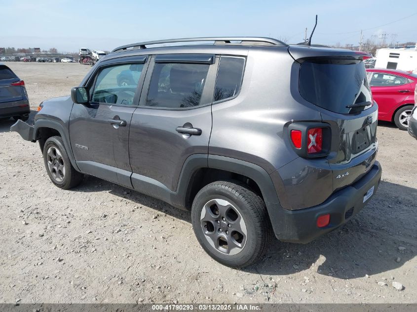 2018 Jeep Renegade Sport 4X4 VIN: ZACCJBAB5JPH31461 Lot: 41790293