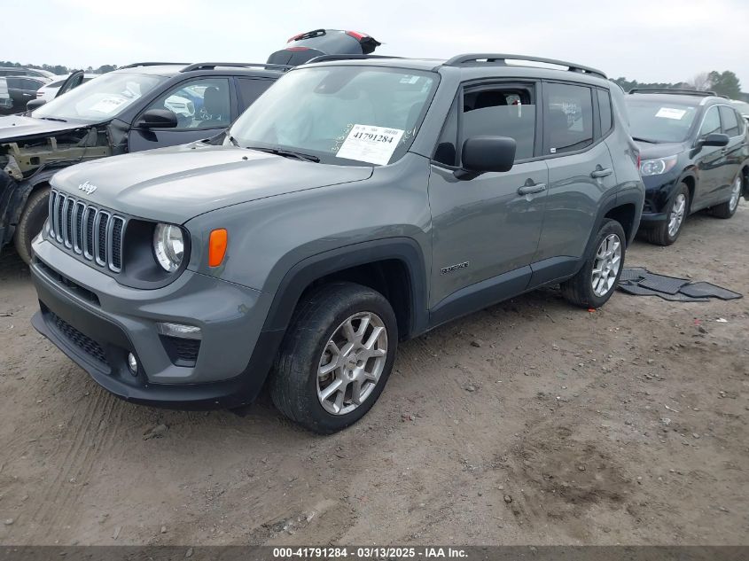 2022 Jeep Renegade Latitude 4X4 VIN: ZACNJDB13NPN96638 Lot: 41791284