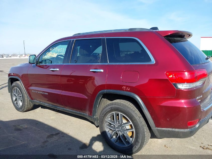 2018 Jeep Grand Cherokee Limited 4X4 VIN: 1C4RJFBG9JC508680 Lot: 41791453