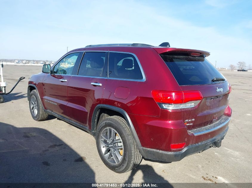 2018 Jeep Grand Cherokee Limited 4X4 VIN: 1C4RJFBG9JC508680 Lot: 41791453