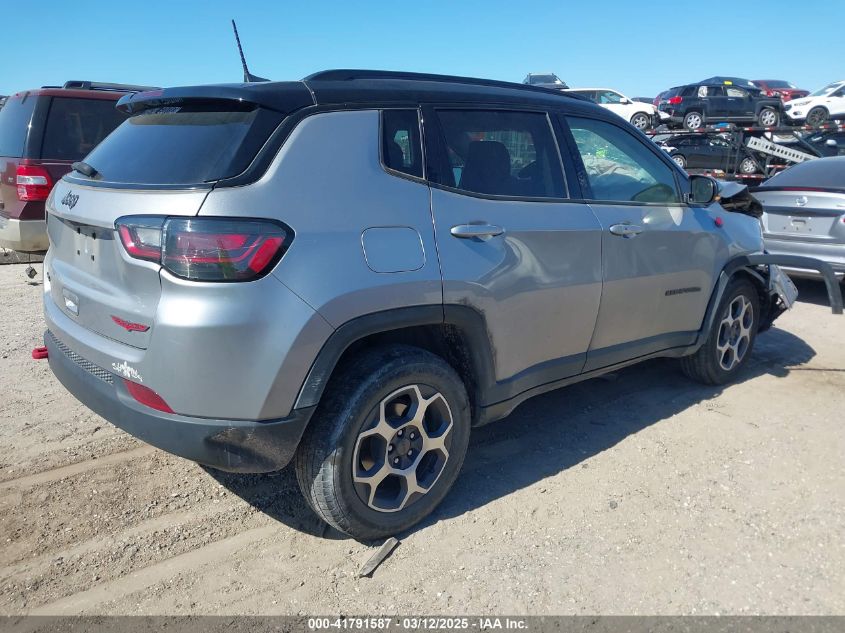 2022 Jeep Compass Trailhawk 4X4 VIN: 3C4NJDDB8NT226318 Lot: 41791587