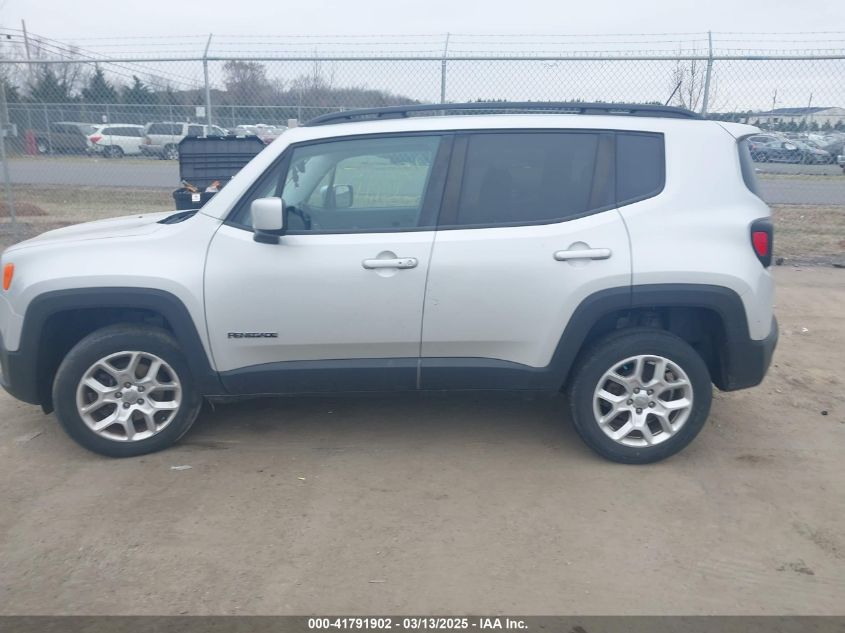 2016 Jeep Renegade Latitude VIN: ZACCJBBT9GPE07008 Lot: 41791902