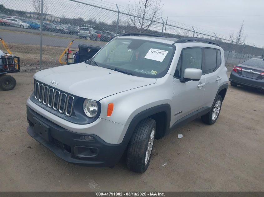 2016 Jeep Renegade Latitude VIN: ZACCJBBT9GPE07008 Lot: 41791902