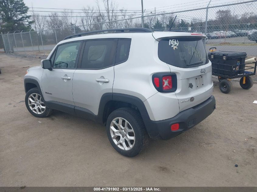 2016 Jeep Renegade Latitude VIN: ZACCJBBT9GPE07008 Lot: 41791902