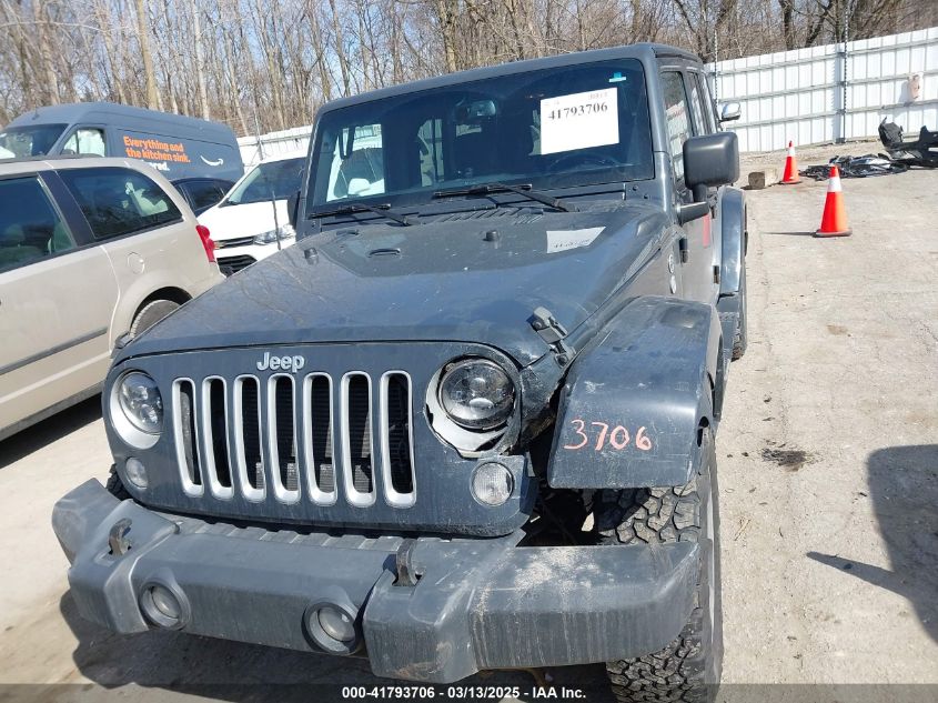 2016 Jeep Wrangler Unlimited Sahara VIN: 1C4BJWEG9GL250408 Lot: 41793706