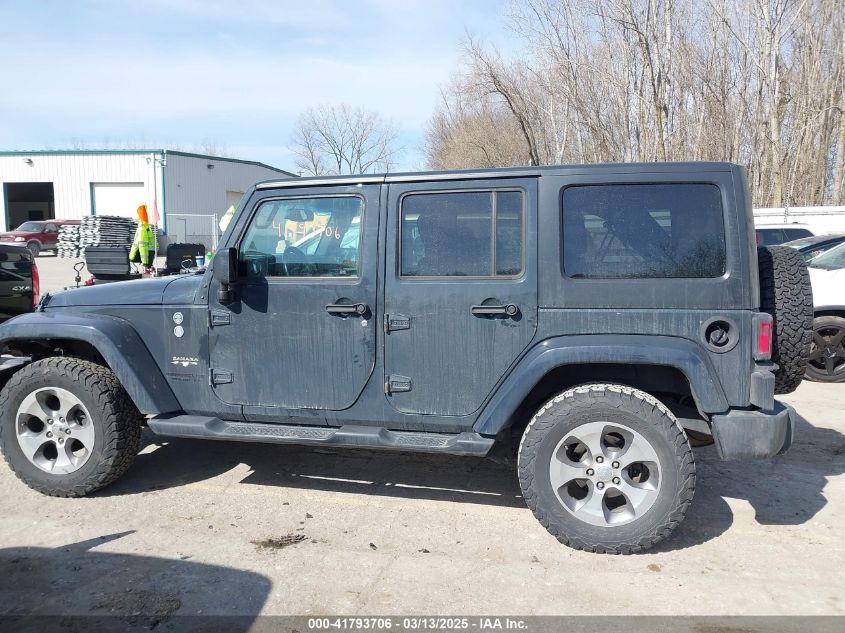 2016 Jeep Wrangler Unlimited Sahara VIN: 1C4BJWEG9GL250408 Lot: 41793706