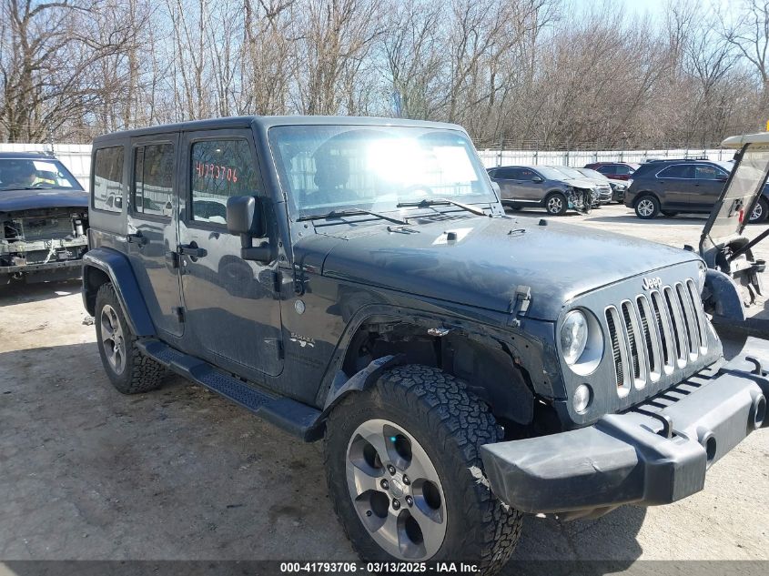 2016 Jeep Wrangler Unlimited Sahara VIN: 1C4BJWEG9GL250408 Lot: 41793706