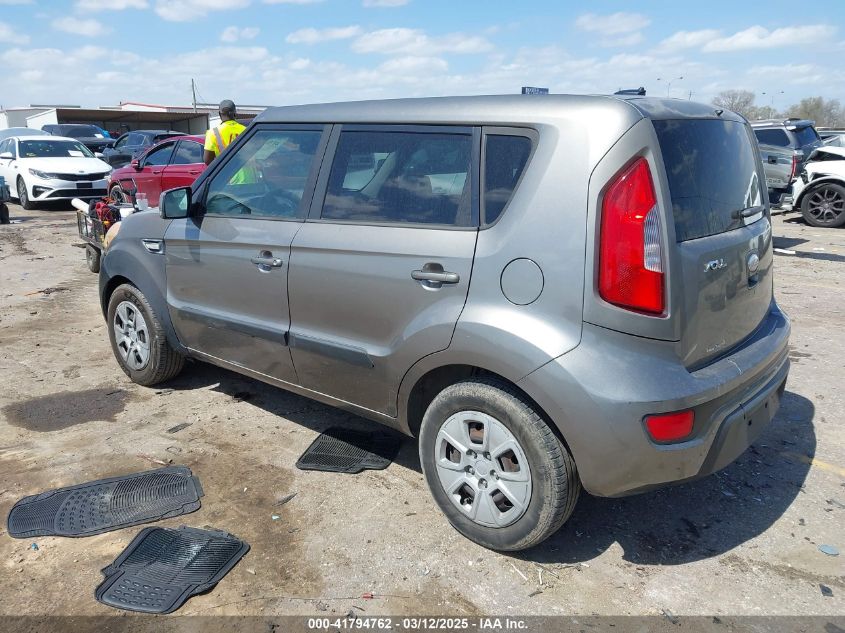 2013 Kia Soul VIN: KNDJT2A55D7636430 Lot: 41794762