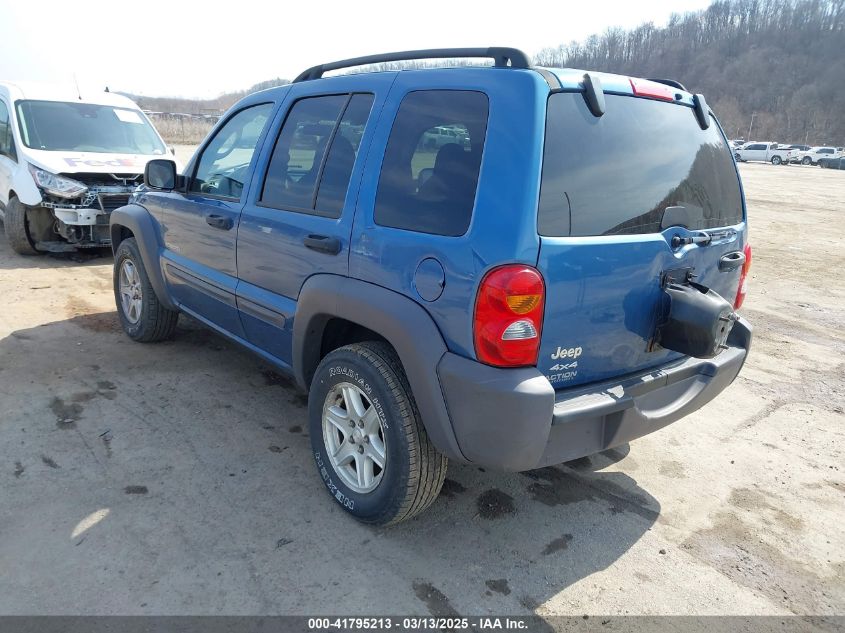 2004 Jeep Liberty Sport VIN: 1J4GL48K94W168655 Lot: 41795213