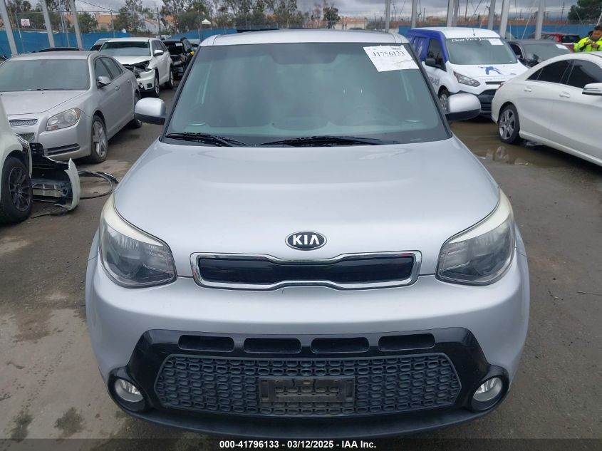 2016 Kia Soul + VIN: KNDJP3A54G7824581 Lot: 41796133