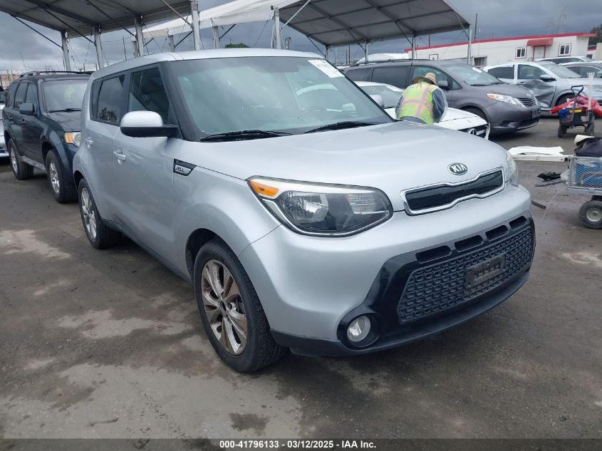 2016 Kia Soul + VIN: KNDJP3A54G7824581 Lot: 41796133