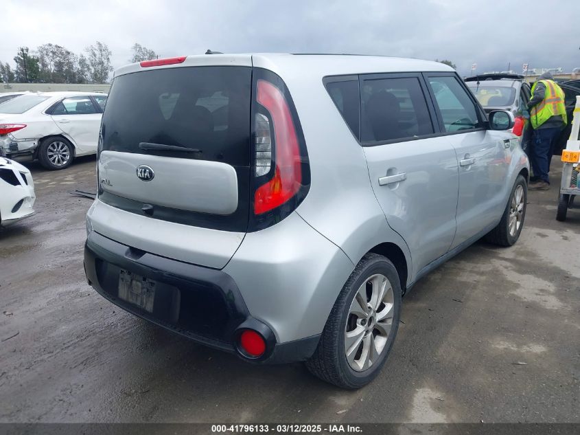 2016 Kia Soul + VIN: KNDJP3A54G7824581 Lot: 41796133