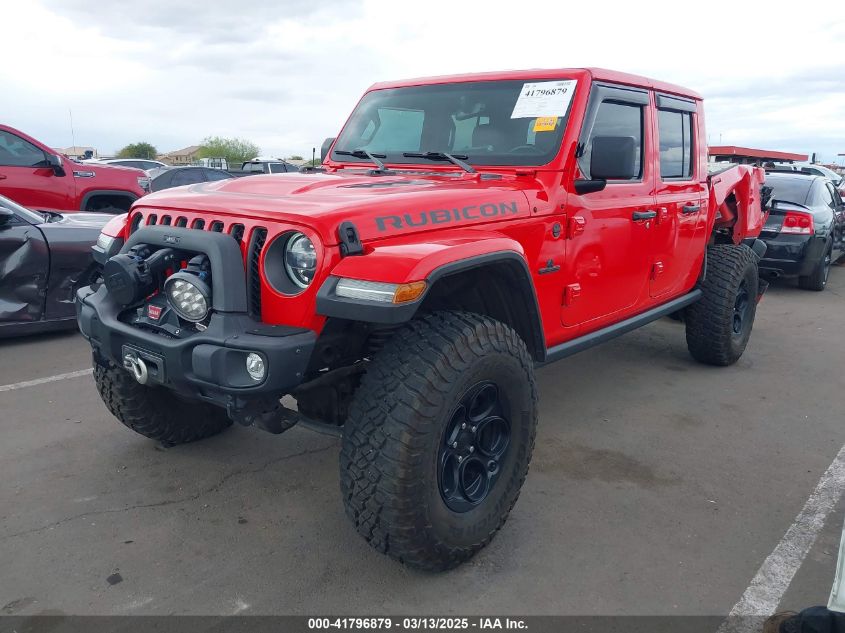 2021 Jeep Gladiator Rubicon 4X4 VIN: 1C6JJTBG8ML561779 Lot: 41796879