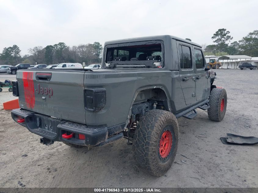 2021 Jeep Gladiator Rubicon 4X4 VIN: 1C6JJTBG7ML554354 Lot: 41796943