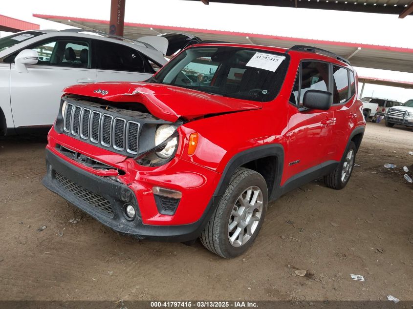 2022 Jeep Renegade Latitude 4X4 VIN: ZACNJDB10NPN90361 Lot: 41797415