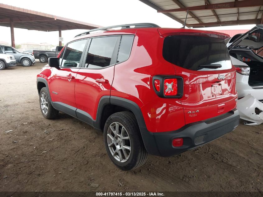 2022 Jeep Renegade Latitude 4X4 VIN: ZACNJDB10NPN90361 Lot: 41797415