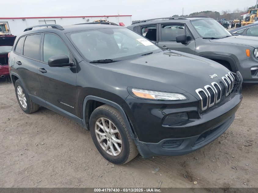 2016 Jeep Cherokee Sport VIN: 1C4PJMAS8GW220688 Lot: 41797430