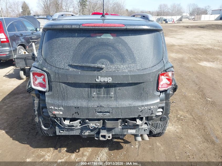 2018 Jeep Renegade Limited 4X4 VIN: ZACCJBDB8JPH11684 Lot: 41798155