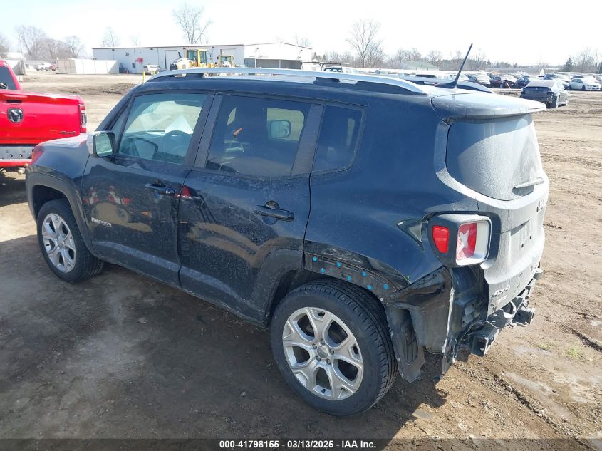 2018 Jeep Renegade Limited 4X4 VIN: ZACCJBDB8JPH11684 Lot: 41798155