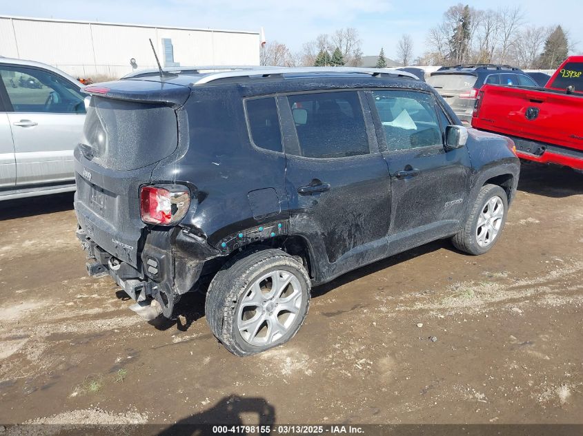 2018 Jeep Renegade Limited 4X4 VIN: ZACCJBDB8JPH11684 Lot: 41798155