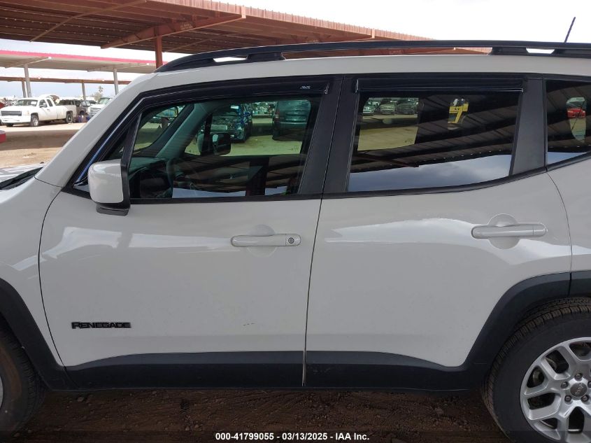 2018 Jeep Renegade Latitude Fwd VIN: ZACCJABB6JPH92262 Lot: 41799055