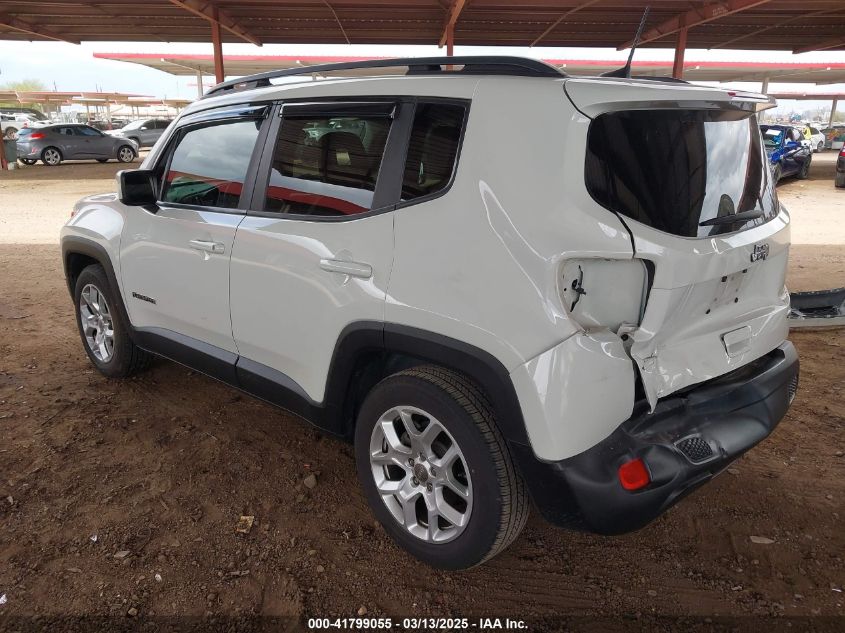 2018 Jeep Renegade Latitude Fwd VIN: ZACCJABB6JPH92262 Lot: 41799055