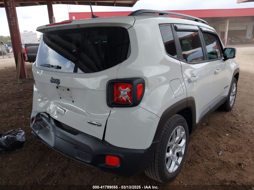 2018 Jeep Renegade Latitude Fwd VIN: ZACCJABB6JPH92262 Lot: 41799055