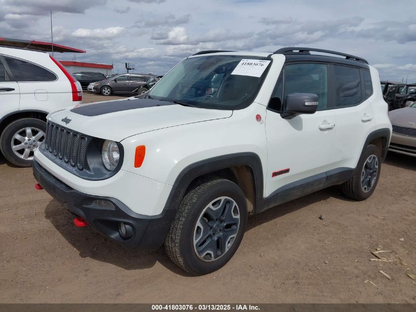 2016 Jeep Renegade Trailhawk VIN: ZACCJBCT4GPC78805 Lot: 41803076