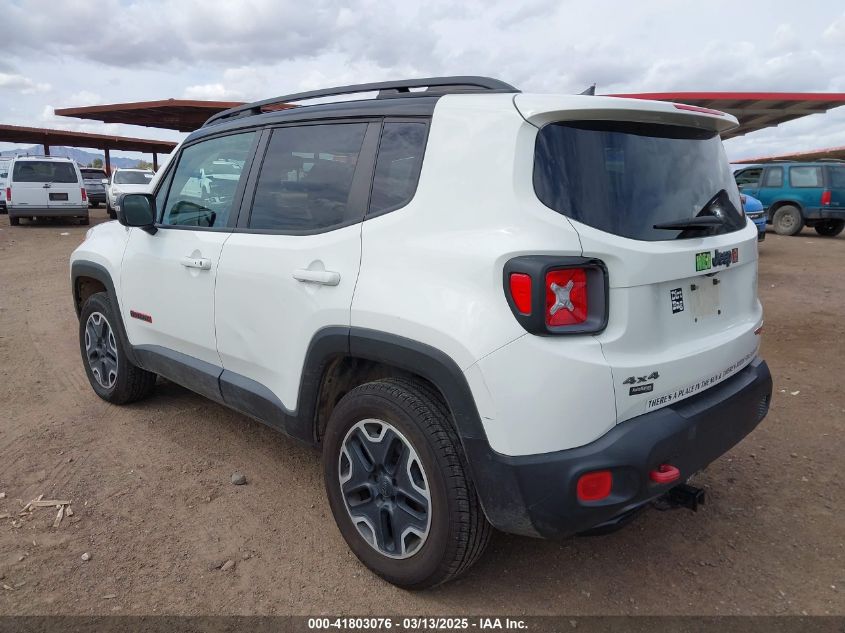 2016 Jeep Renegade Trailhawk VIN: ZACCJBCT4GPC78805 Lot: 41803076