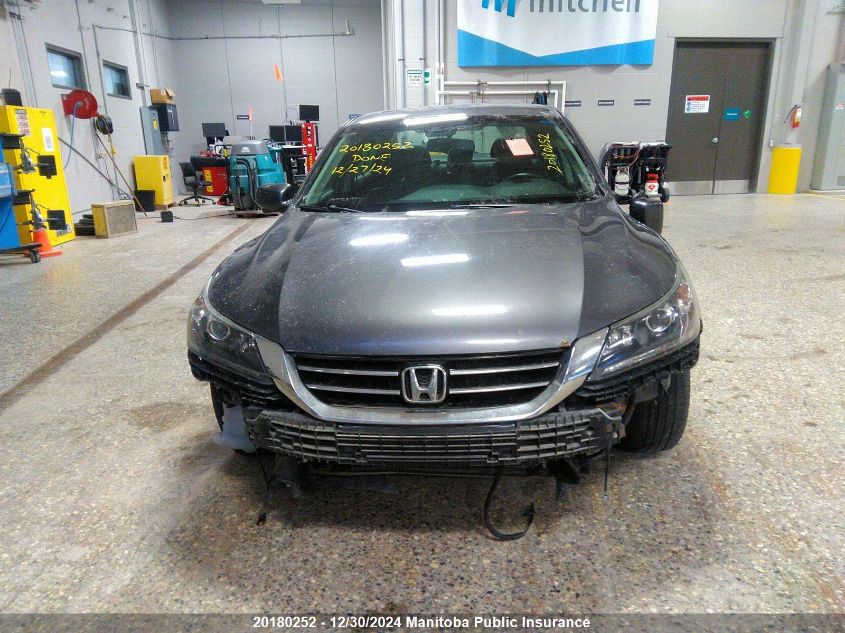 2013 Honda Accord Ex-L V6 VIN: 1HGCR3F86DA801891 Lot: 20180252