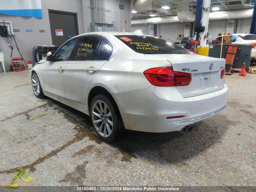 2017 BMW 330I xDrive VIN: WBA8D9C59HK678293 Lot: 20180405