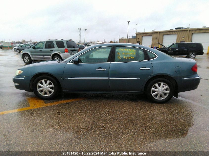 2006 Buick Allure Cxl VIN: 2G4WJ582661261040 Lot: 20181420