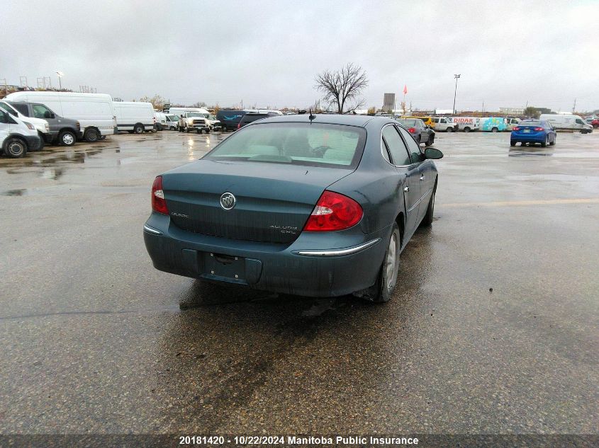 2006 Buick Allure Cxl VIN: 2G4WJ582661261040 Lot: 20181420