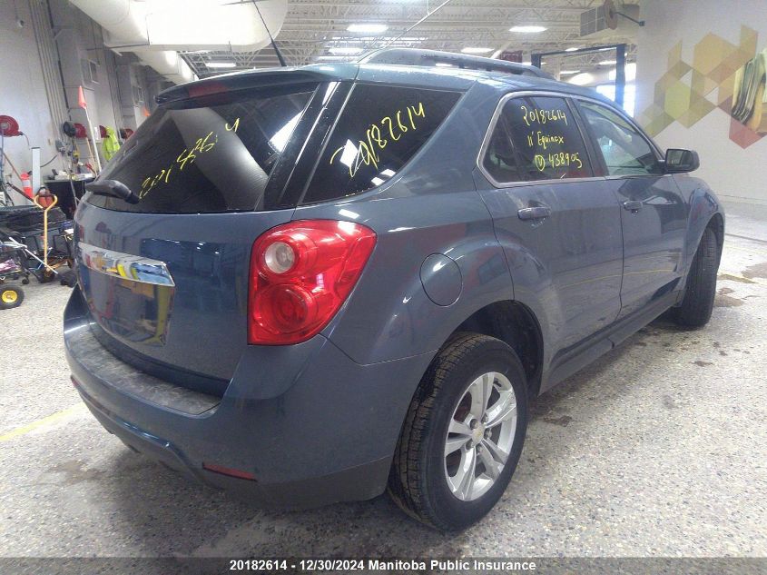 2011 Chevrolet Equinox Lt VIN: 2CNALDEC4B6438905 Lot: 20182614