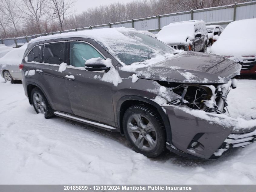 2018 Toyota Highlander Limited V6 VIN: 5TDDZRFH8JS490937 Lot: 20185899