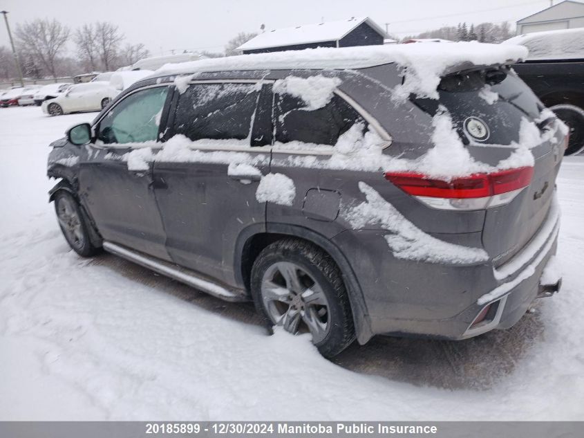 2018 Toyota Highlander Limited V6 VIN: 5TDDZRFH8JS490937 Lot: 20185899